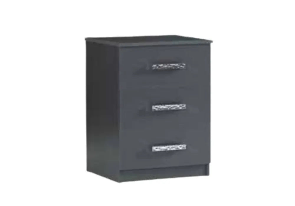 Chevet 3 tiroirs IBIZA 2 pieces