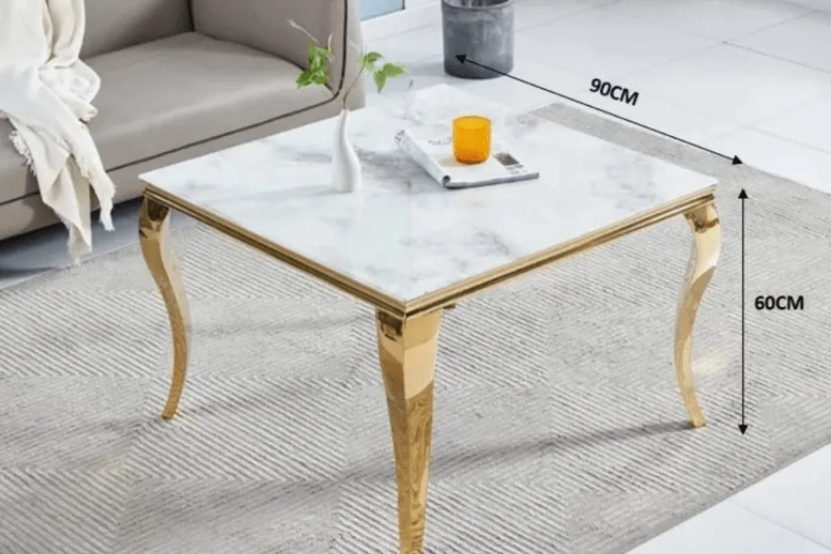Table Basse Baroque Marbre
