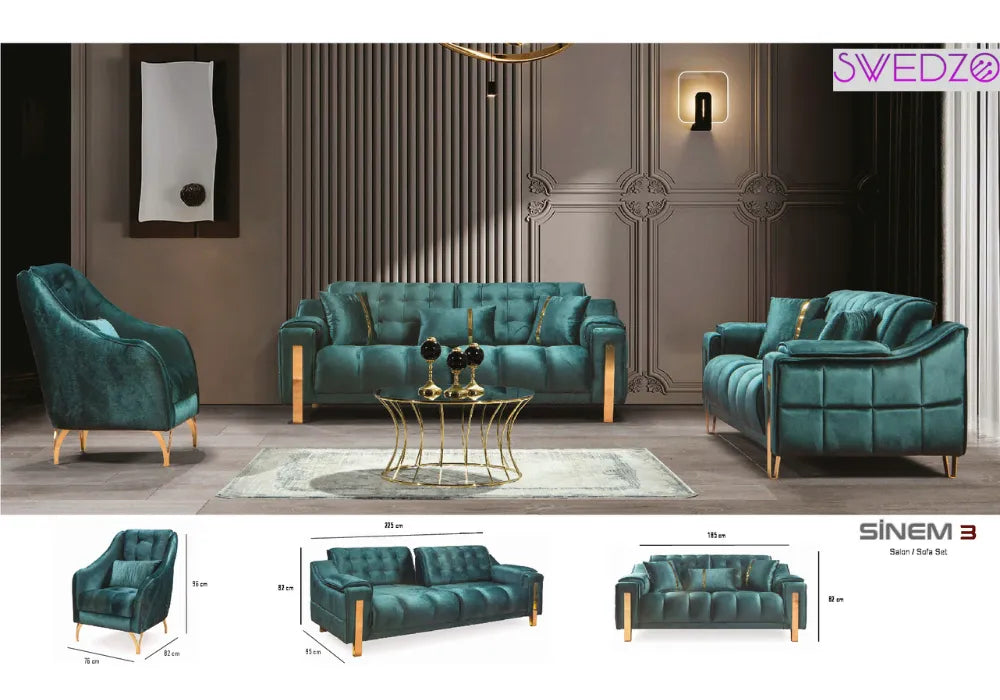 Sinem – Ensemble Canapé 3+2+1 places