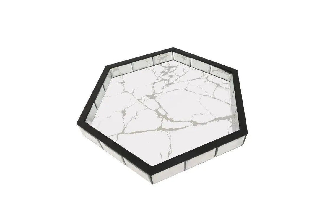 Plateau Marbre Miroir