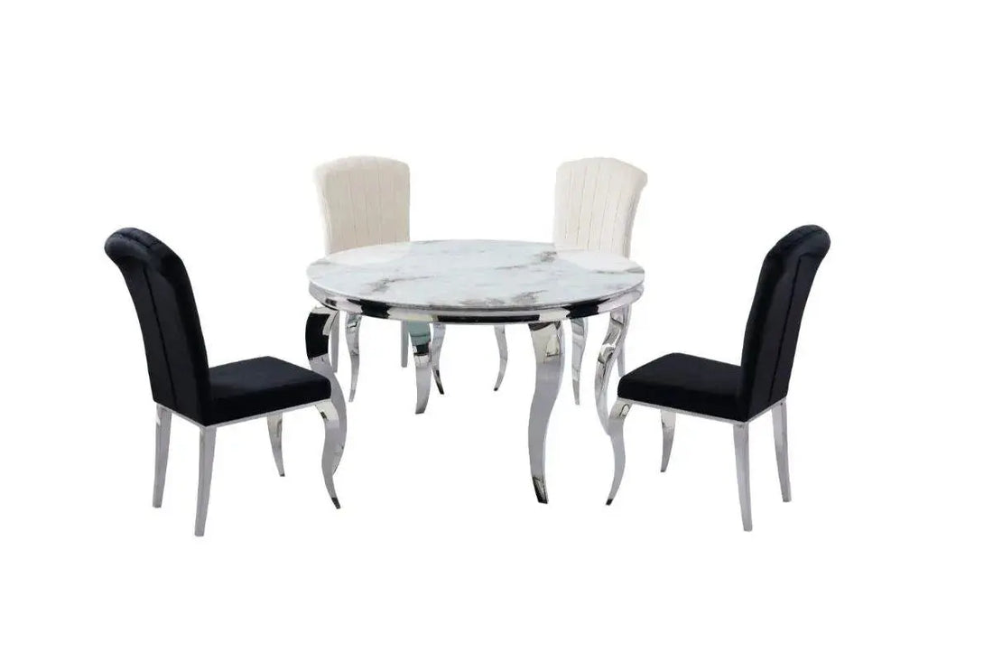 Comment Choisir la Table à Manger Baroque Ronde Parfaite pour Votre Intérieur
