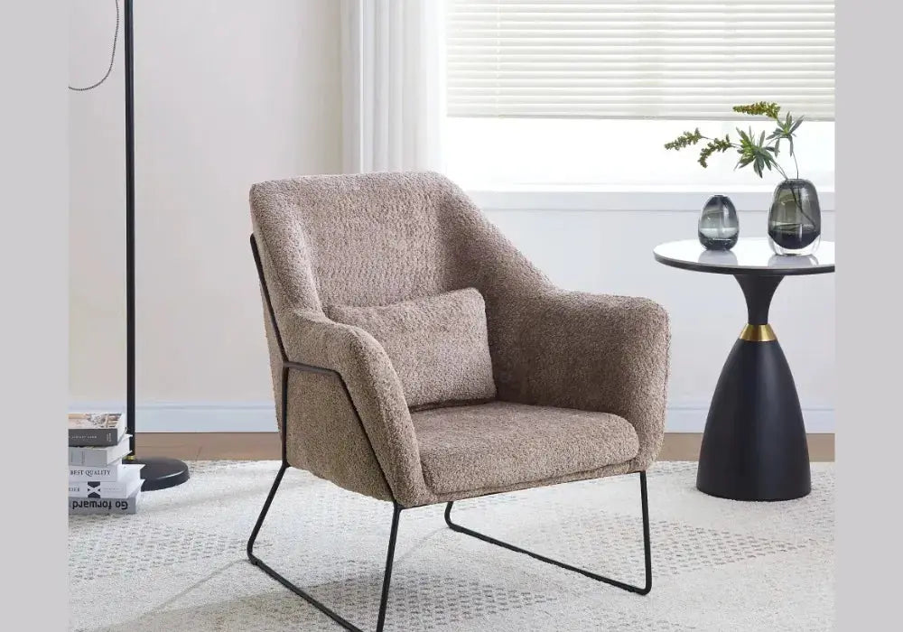 Fauteuil Keny Pieds Argent Idéal