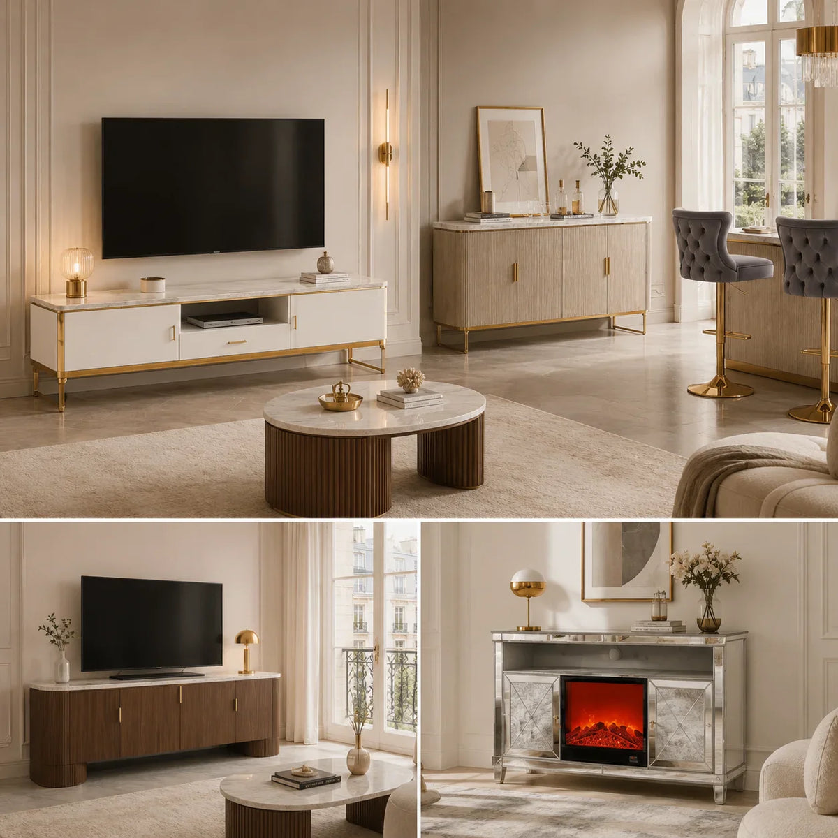 Meubles TV élégants et fonctionnels pour votre salon