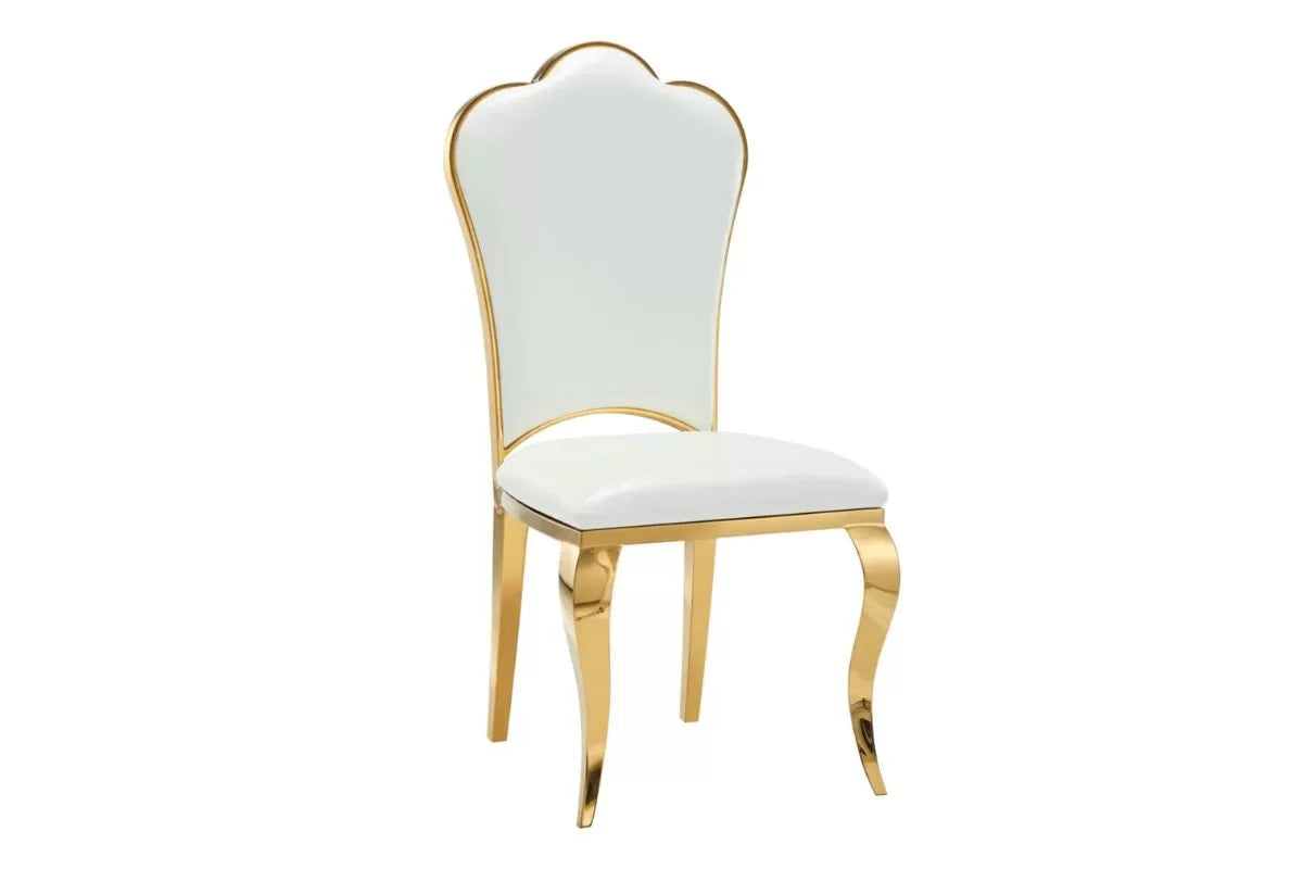 4 Chaises Sakura Gold Simili