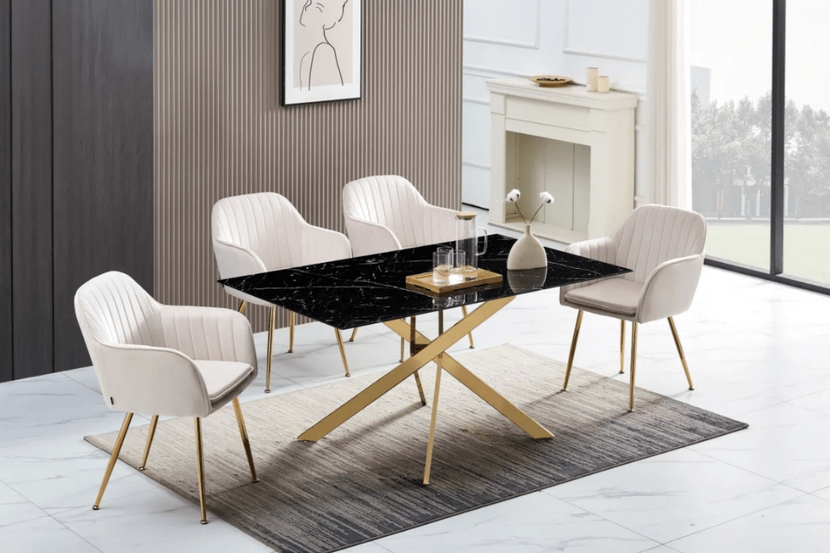 Melissa Table Manager Pieds Gold