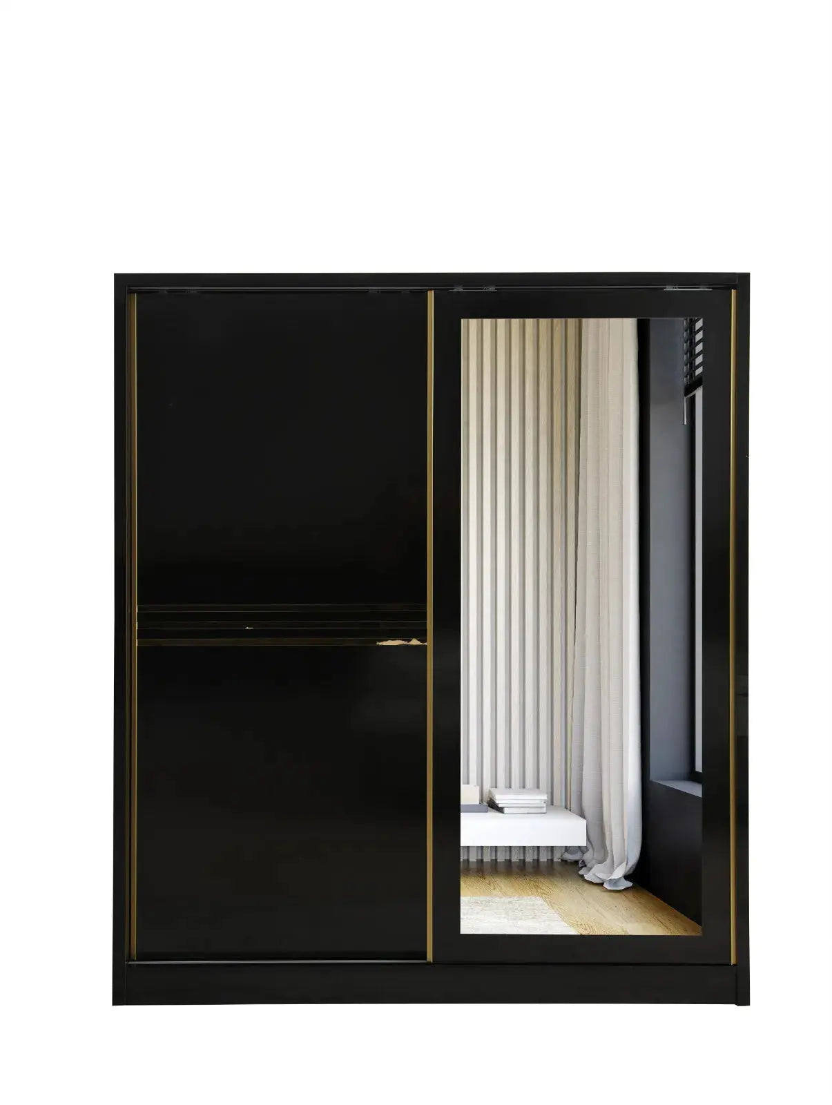 Elif Armoire à portes coulissantes Swedzo-Meuble
