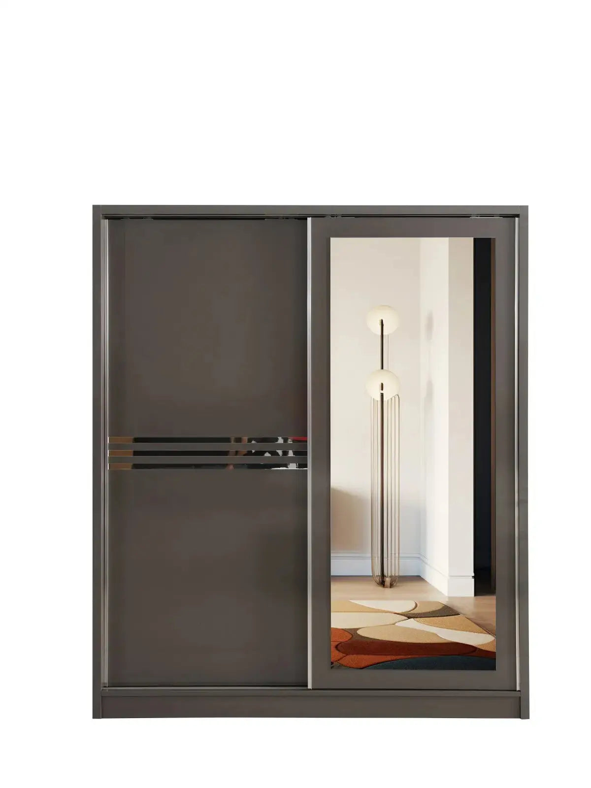 Elif Armoire à portes coulissantes Swedzo-Meuble