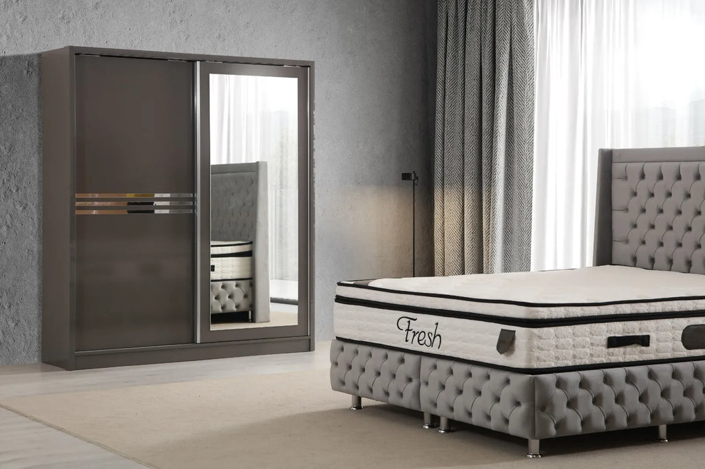 Elif Armoire à portes coulissantes