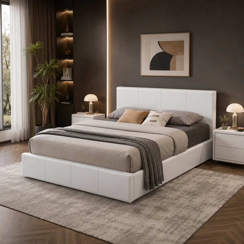 140x190 Lit Simply Coffre Velour