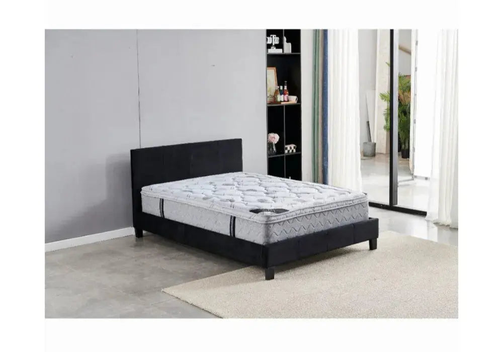160/200 Lit Melburn velours Swedzo-Meuble