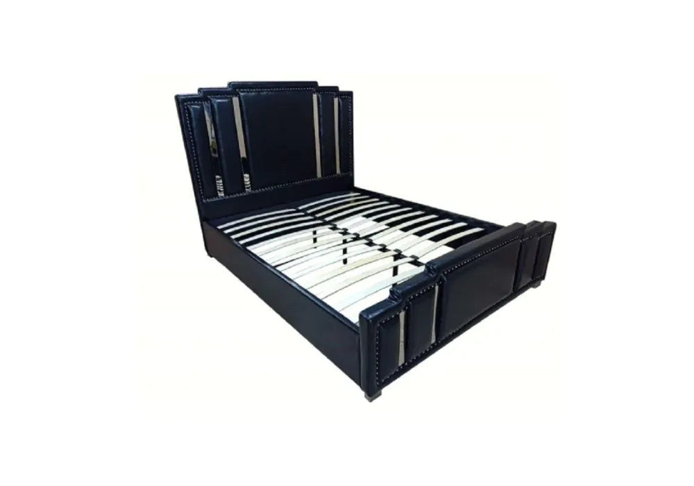 160/200 W Lit Velours Avec Sommier