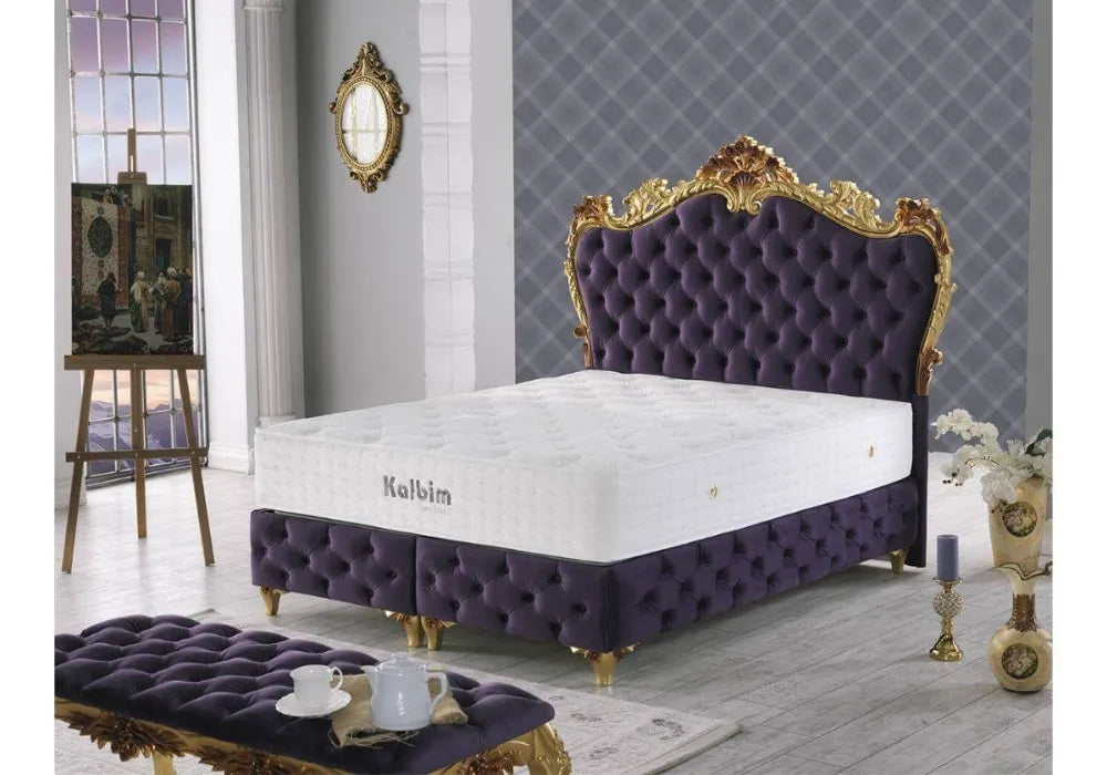 180/200 ROYAL LIT COFFRE AVEC ORE PIED