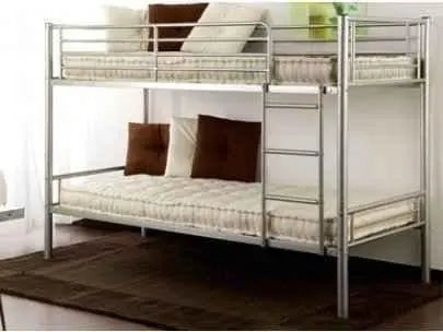 Lit 1+1 Superposes Blanc Swedzo-Meuble