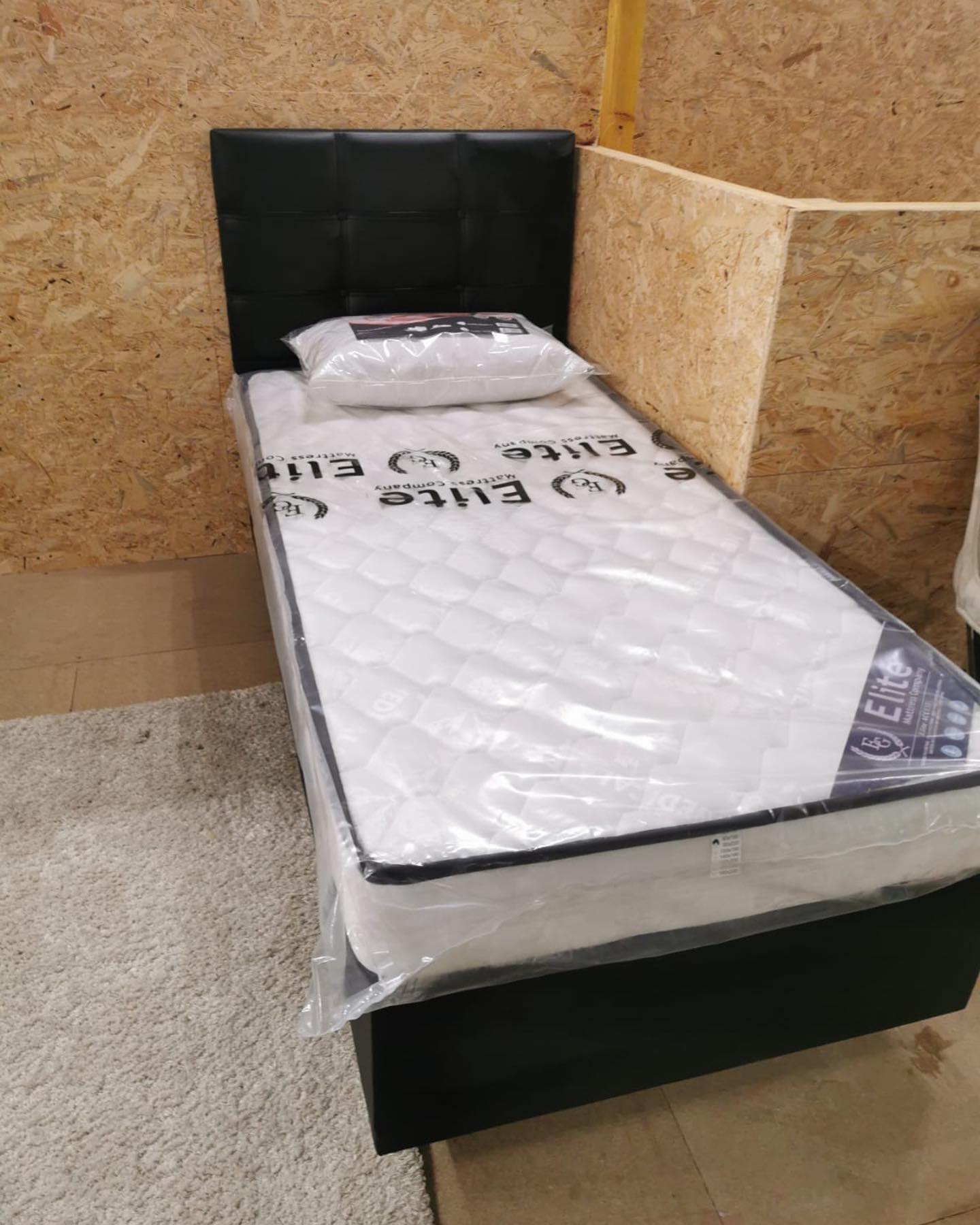 lit coffre en cuir 90x190