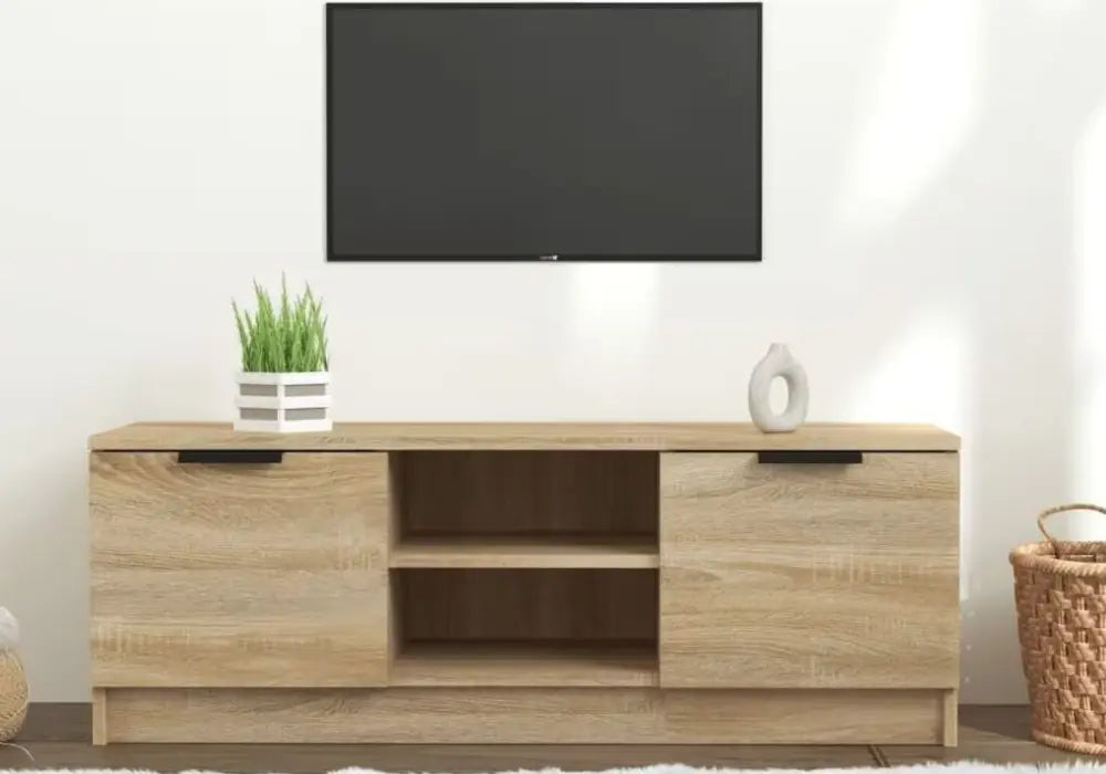 Meuble V Sonoma Oak‎ 119x32x11 cm en bois d'ingénierie Swedzo-Meuble