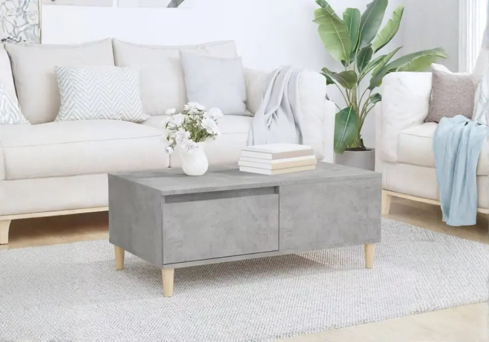 Table basse avec tiroir et rangement Swedzo-Meuble