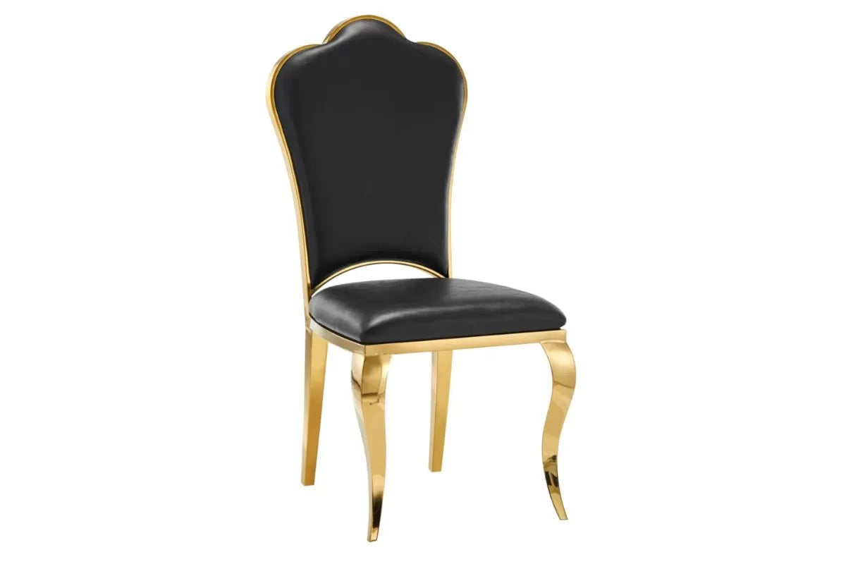 4 Chaises Sakura Gold Simili