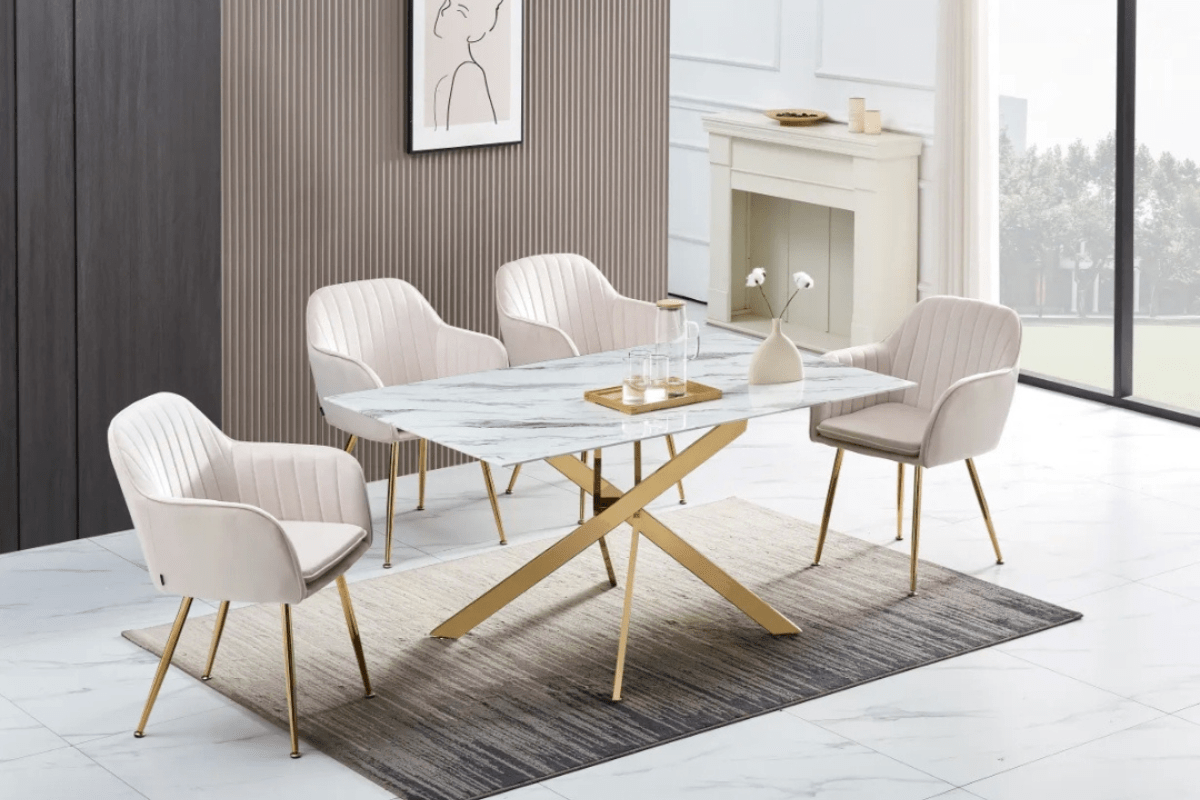 Melissa Table Manager Pieds Gold