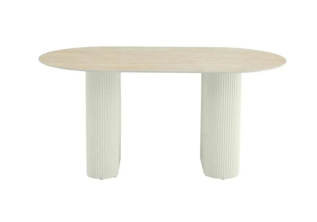 Table A MANGER SELENA PIED BEIGE PLATEAU CERAMIQUE TRAVERTIN MAT 180x90cm
— table à manger, table en bois, table moderne, table à manger design, table à manger pas cher, table de salle à manger, table rectangulaire, table ronde, table extensible