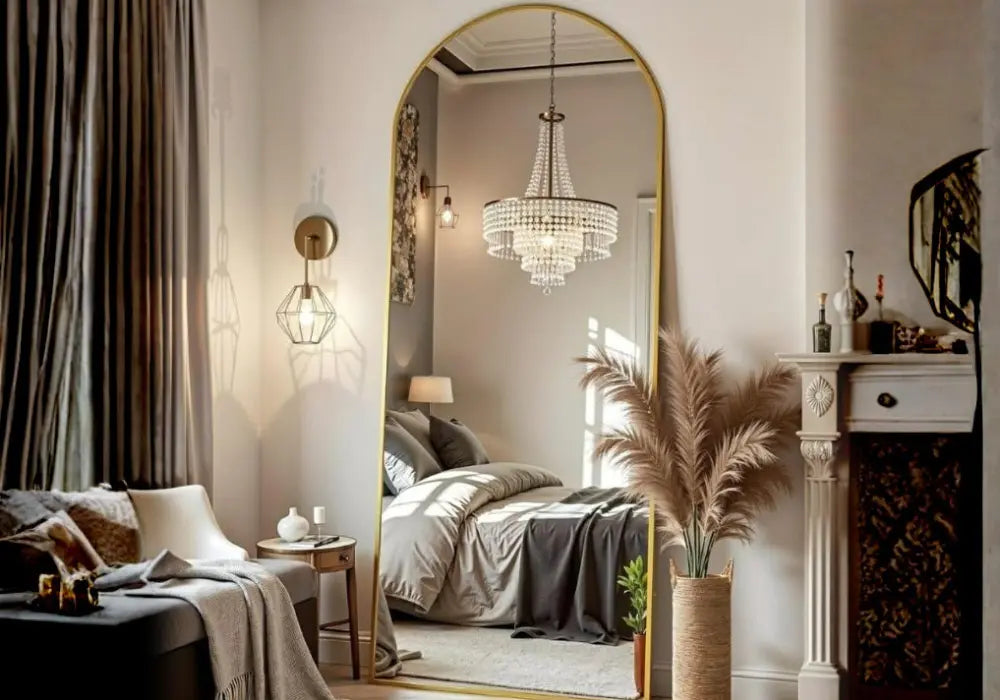 Miroir mural forme organique  – Design moderne Swedzo-Meuble