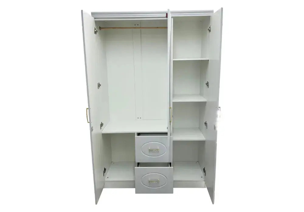 Armoire 3 portes avec miroir Swedzo-Meuble