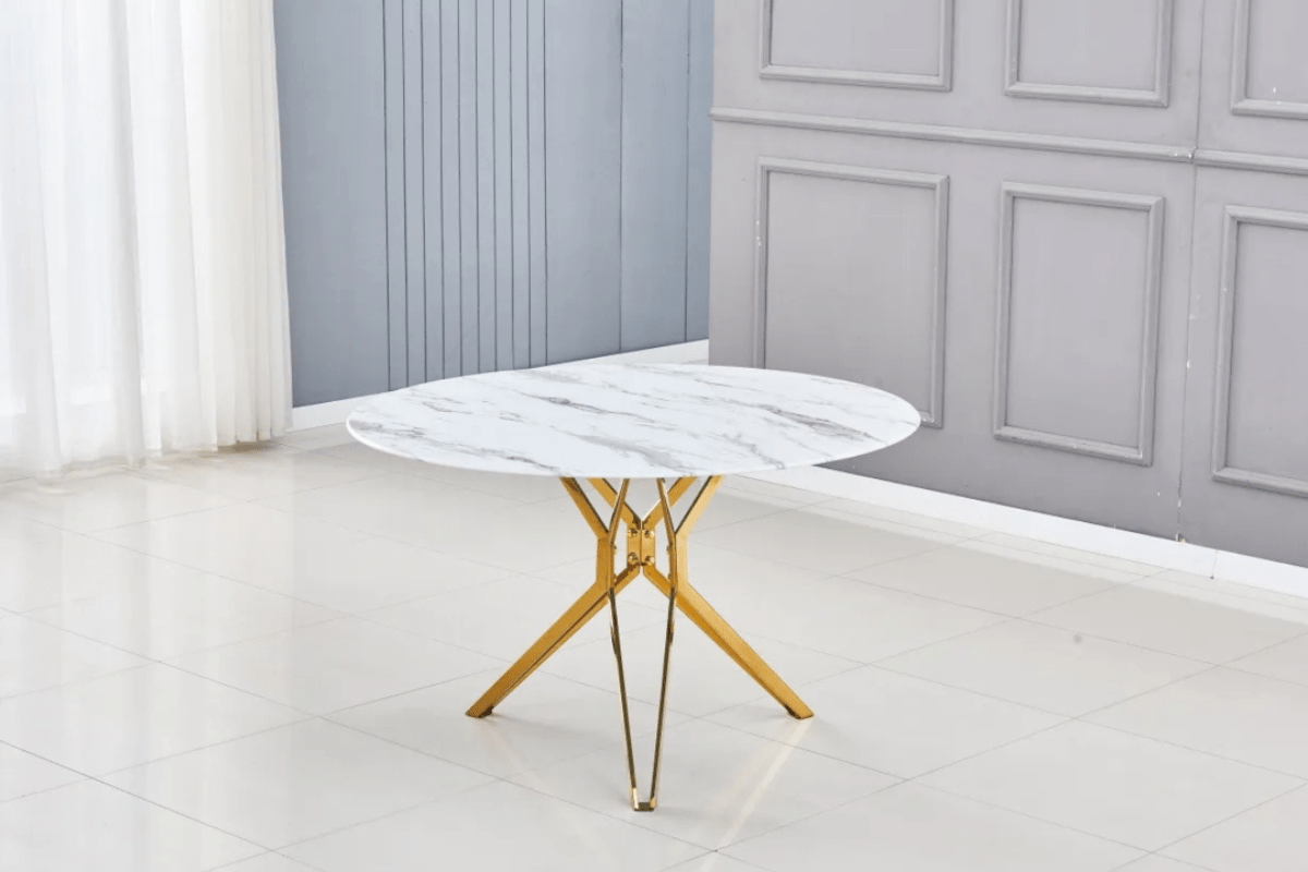 Table a Manager Electra Pieds Dore