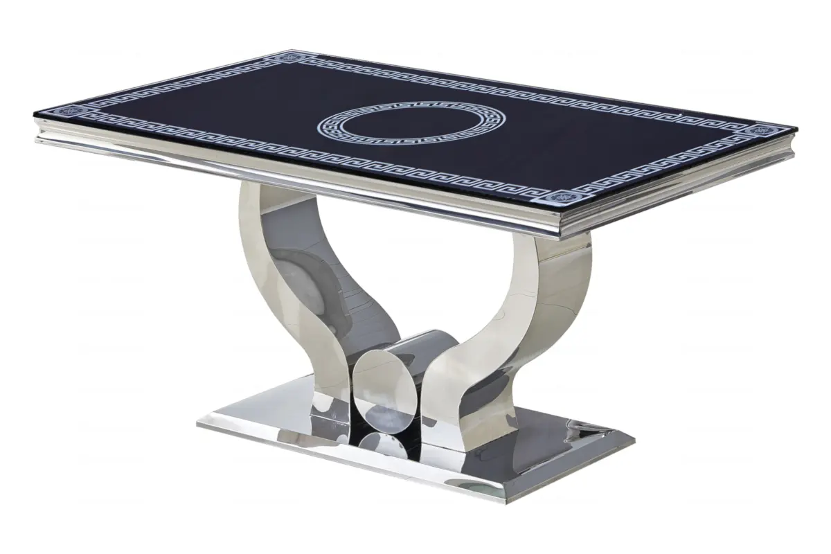 Table é manger versace argent NEA