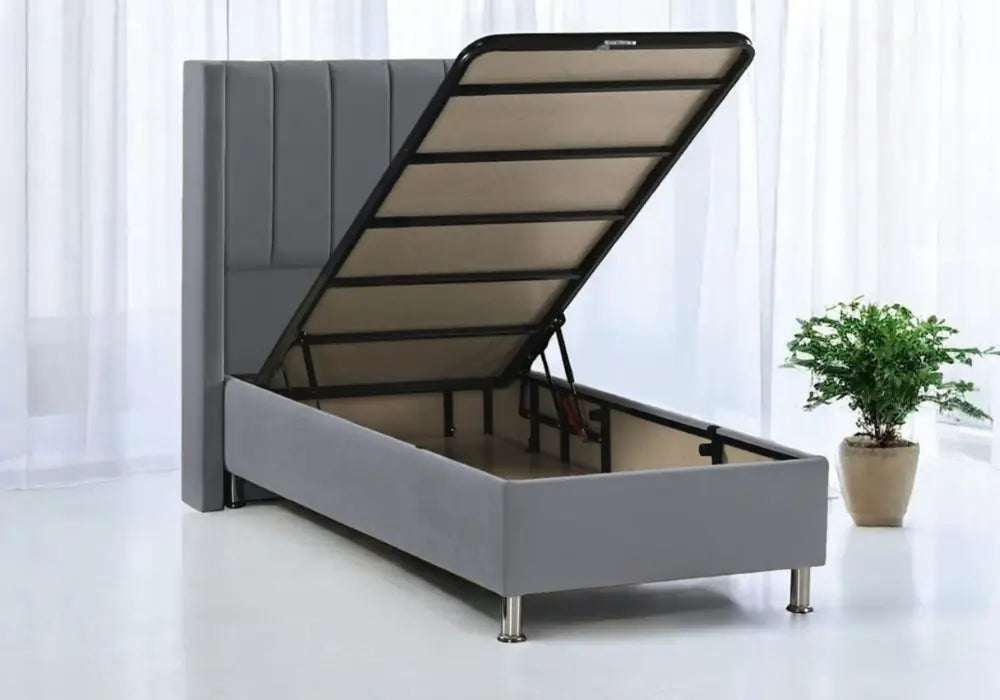 90x190 Lit coffre tokyo Swedzo-Meuble