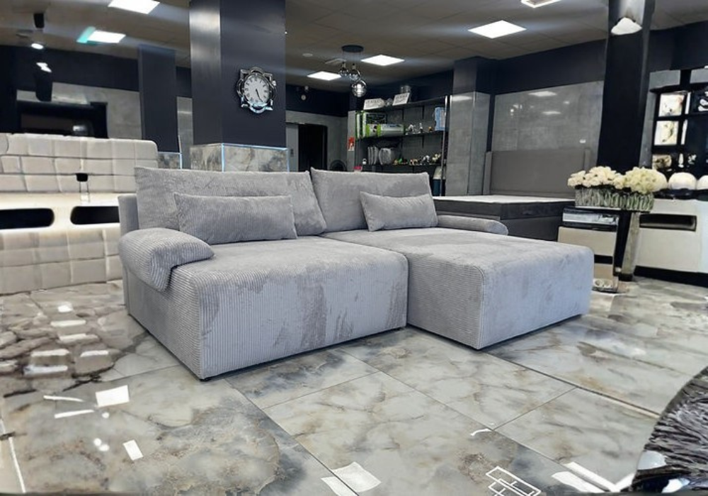 Canapé d'angle convertible et réversible