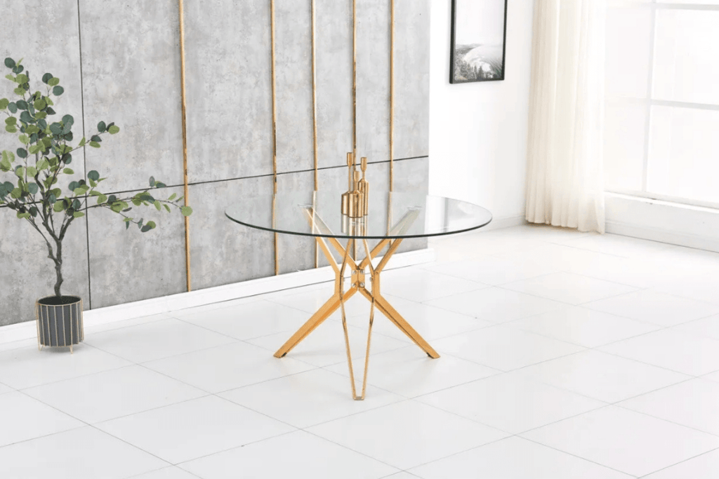 Table a Manager Electra Pieds Dore