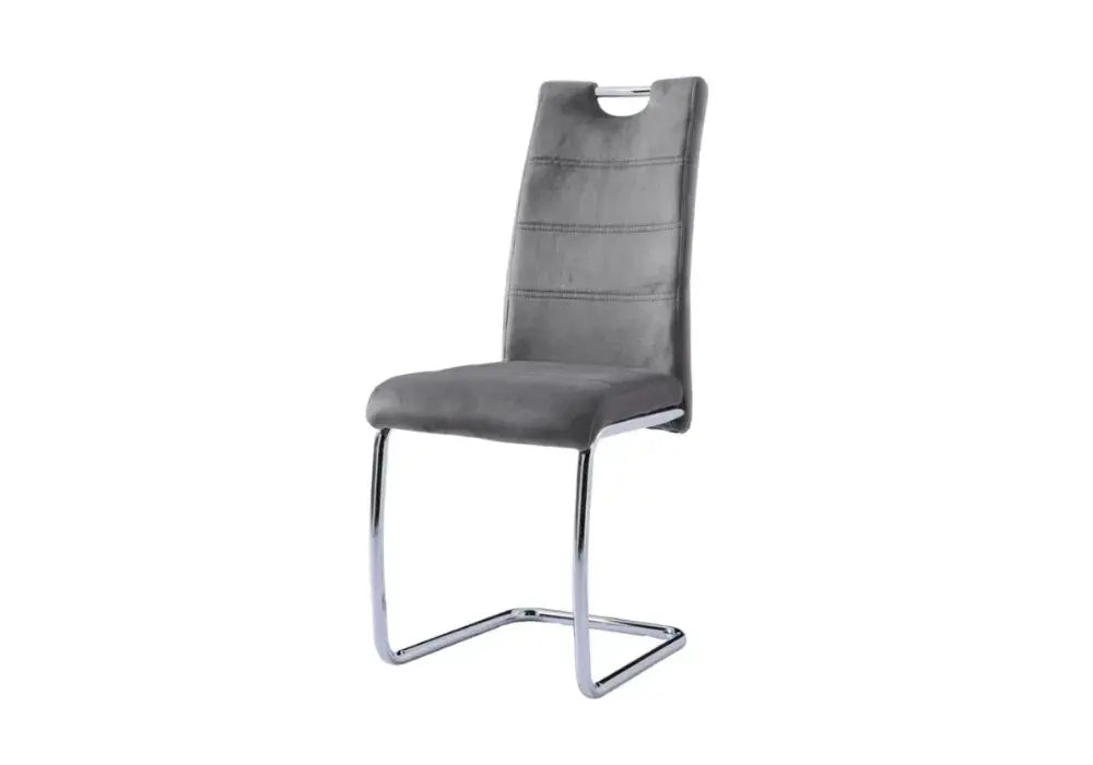 4 Chaises Velours Swedzo-Meuble
