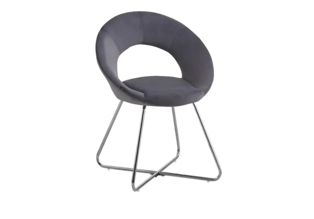 4 Chaises Bubble Pieds Chrome