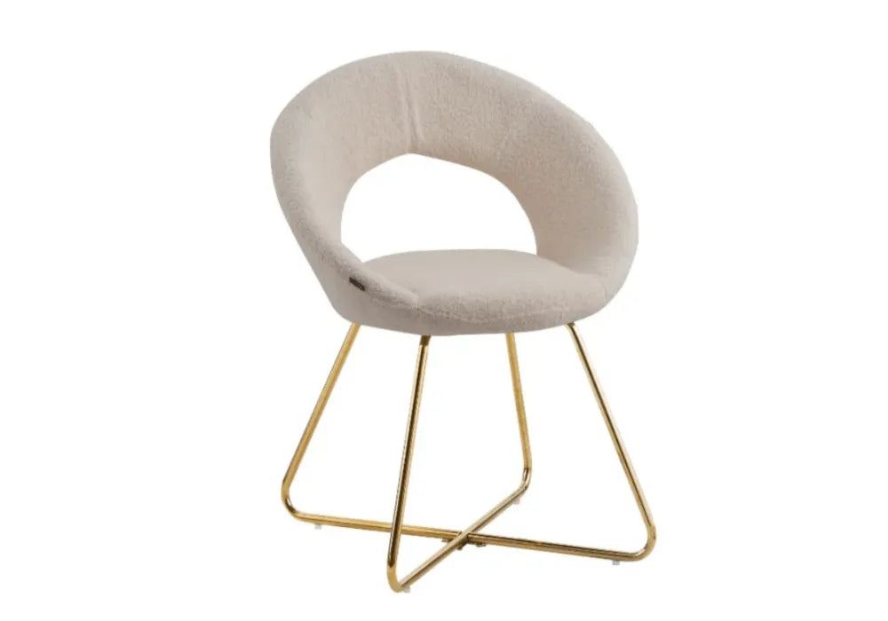 4 Chaises Bubble Pieds Gold