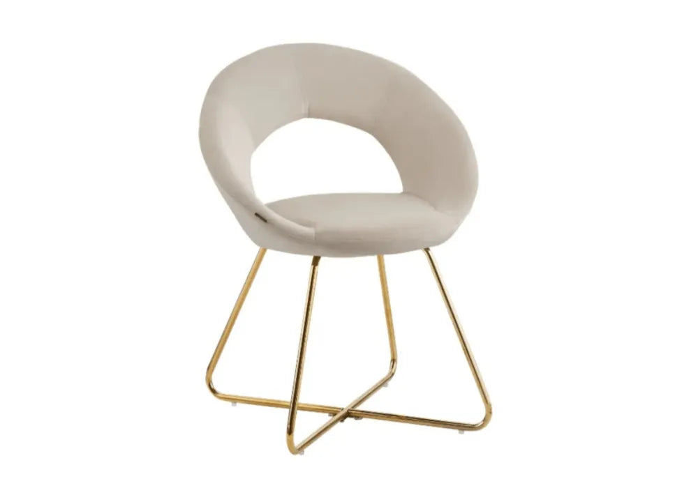 4 Chaises Bubble Pieds Gold