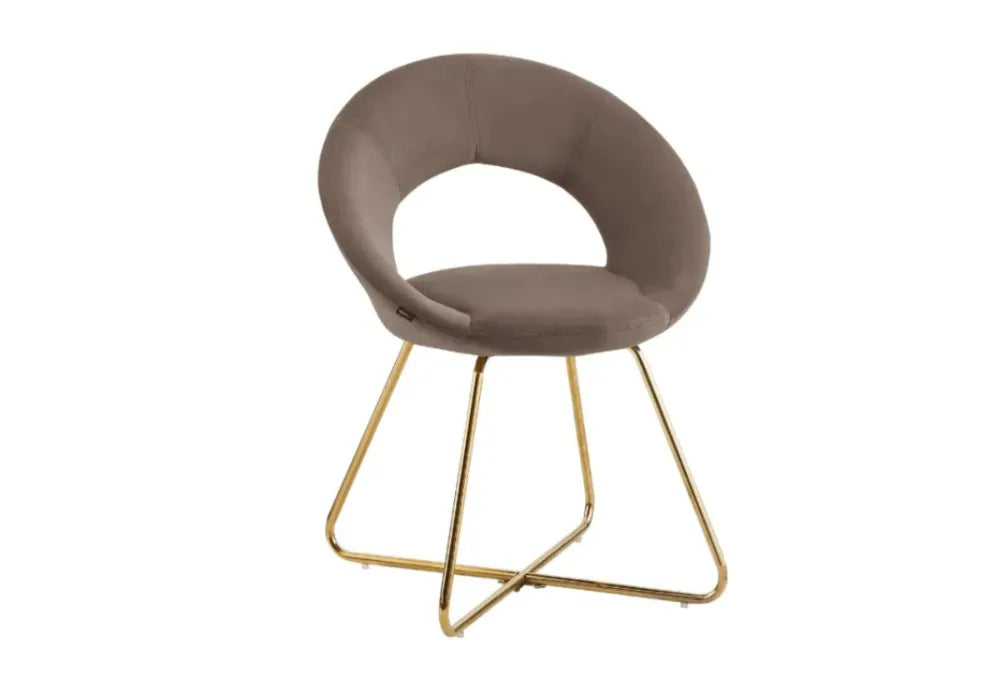 4 Chaises Bubble Pieds Gold