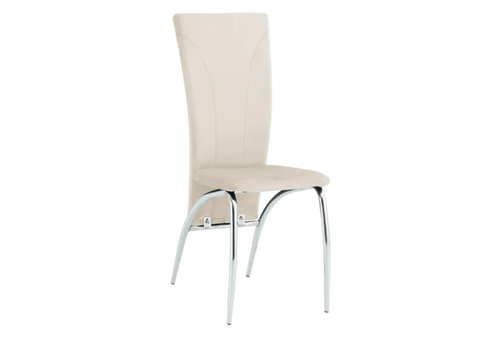 4 Chaises Duna Velours