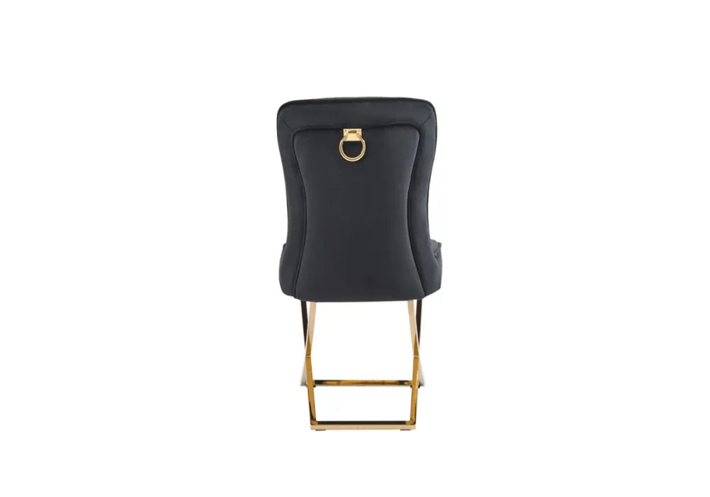 4 Chaises Josephine Pieds Gold