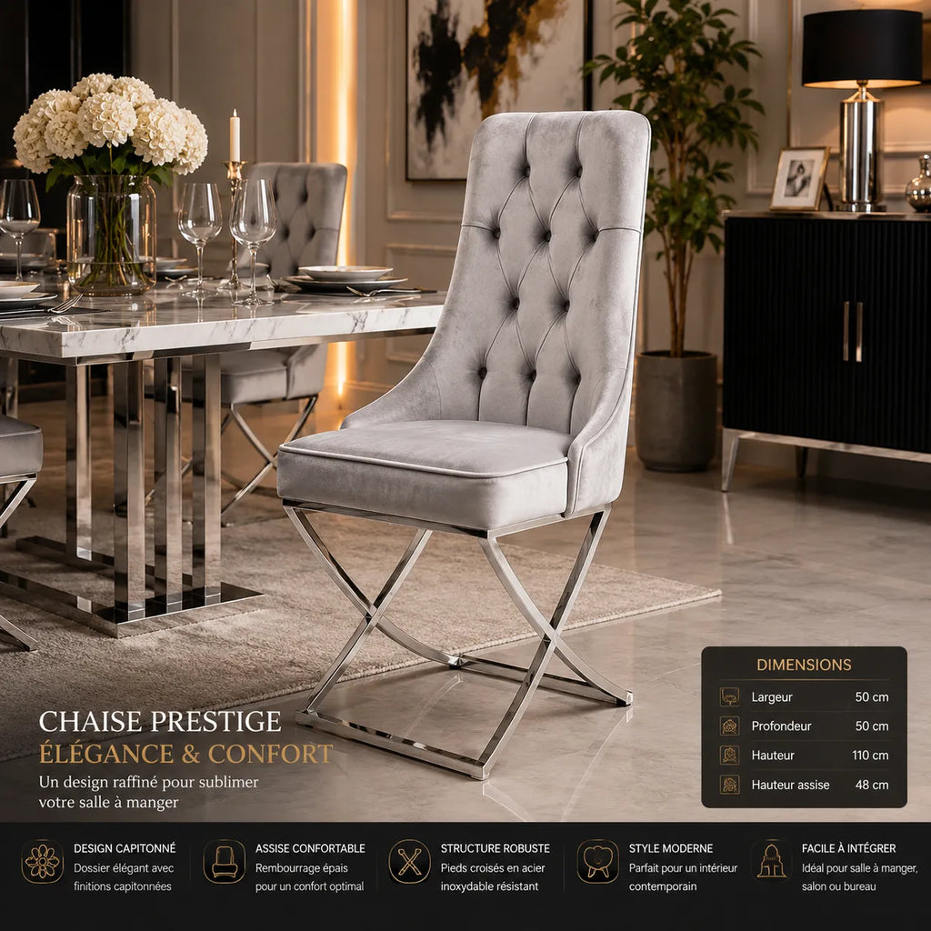 4 Chaises Lion Gala