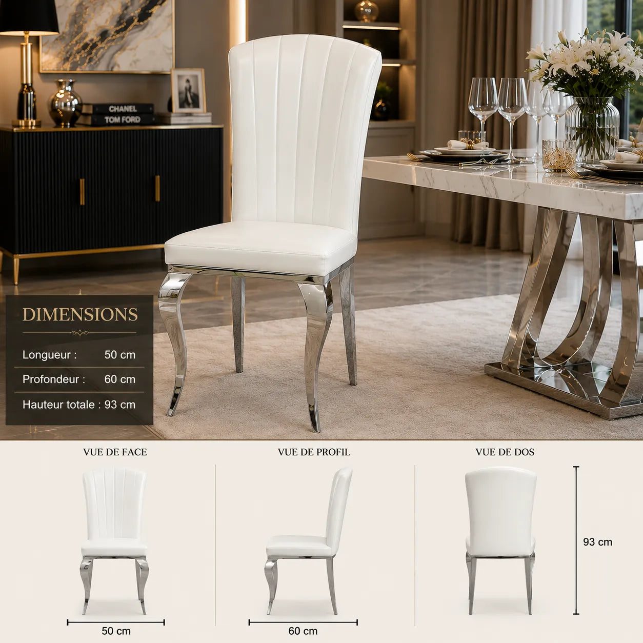 4 Chaises Nino Simili
