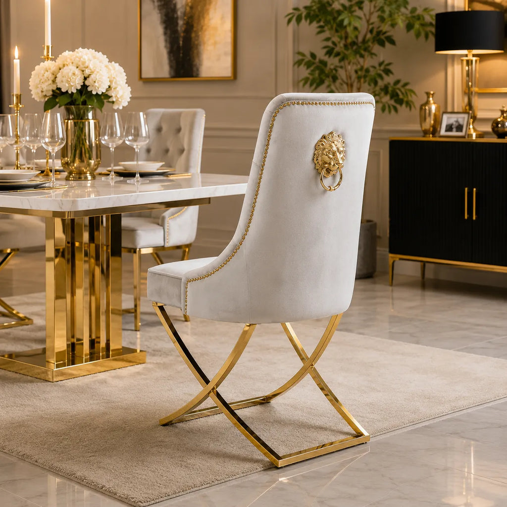 4 Chaises Lion Gala