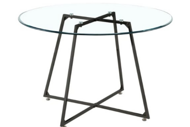 Table Repas Heloise Pieds Metal Noir 120CM