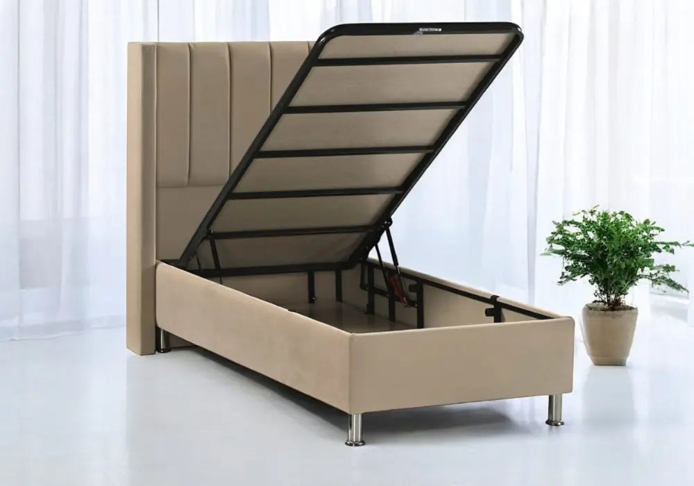 90x190 Lit coffre tokyo Swedzo-Meuble
