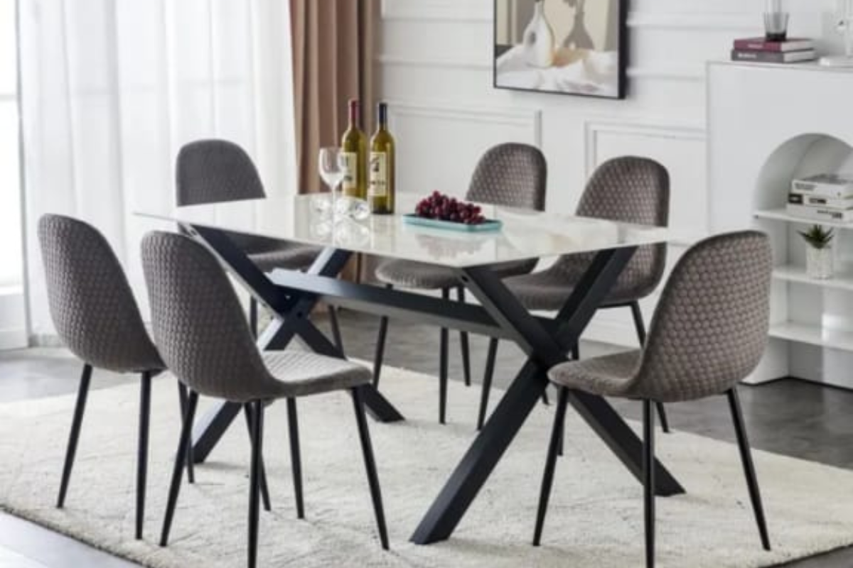 Table Repas IXE Pied Metal Plateau