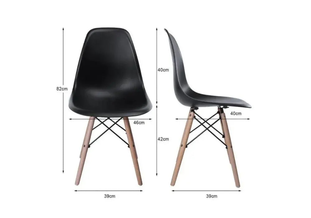 Akalnny-Chaises-Scandinave-lot-de-4-chaises-de-sal Swedzo-Meuble