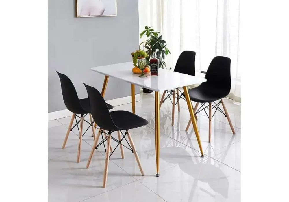 Akalnny-Chaises-Scandinave-lot-de-4-chaises-de-sal Swedzo-Meuble