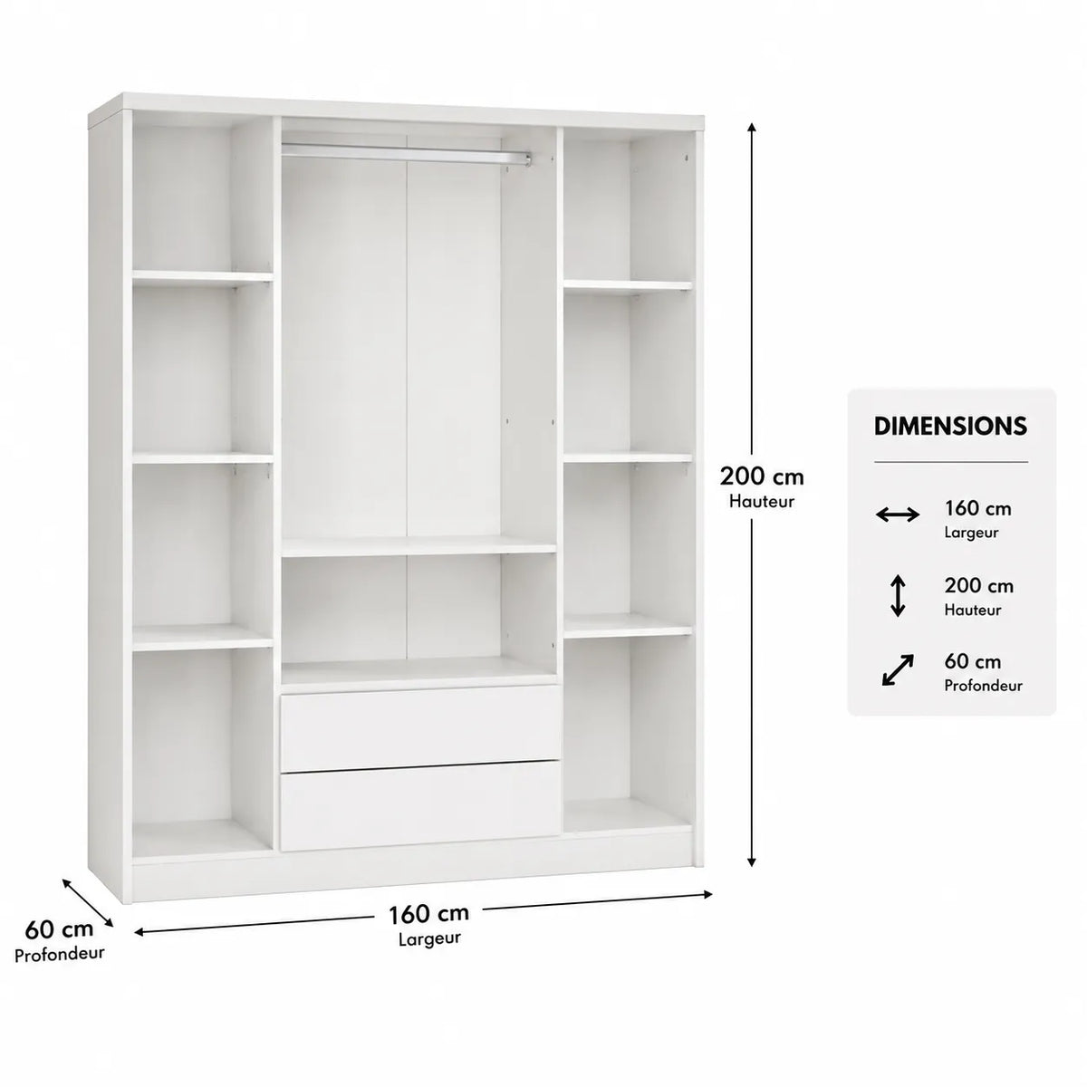 Armoire 4 portes PALMA