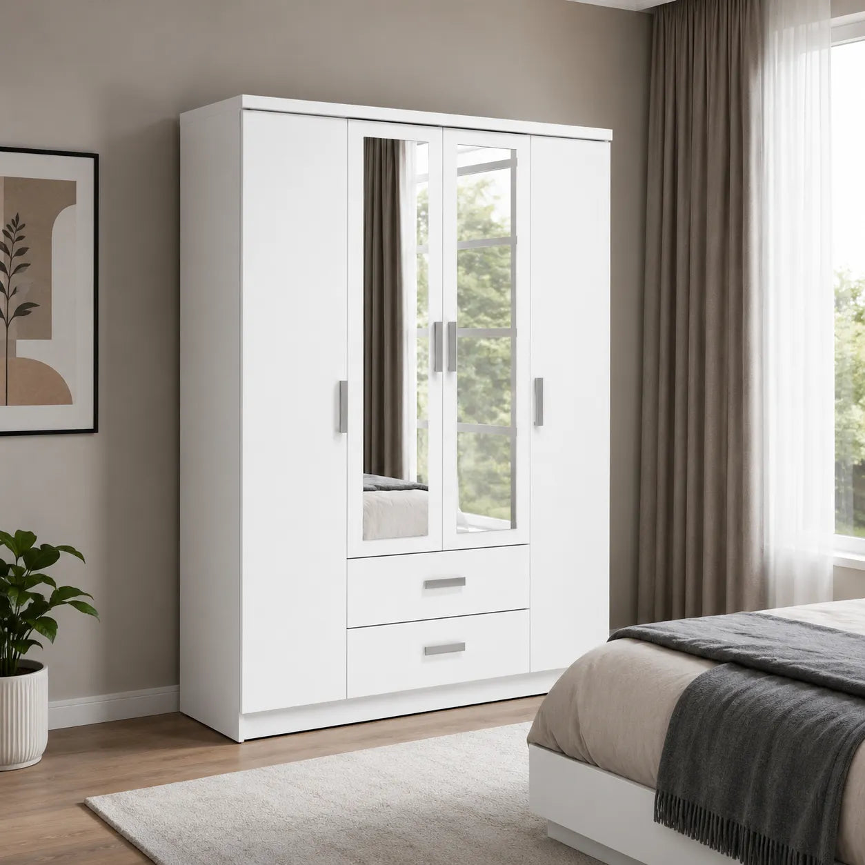 Armoire 4 portes PALMA