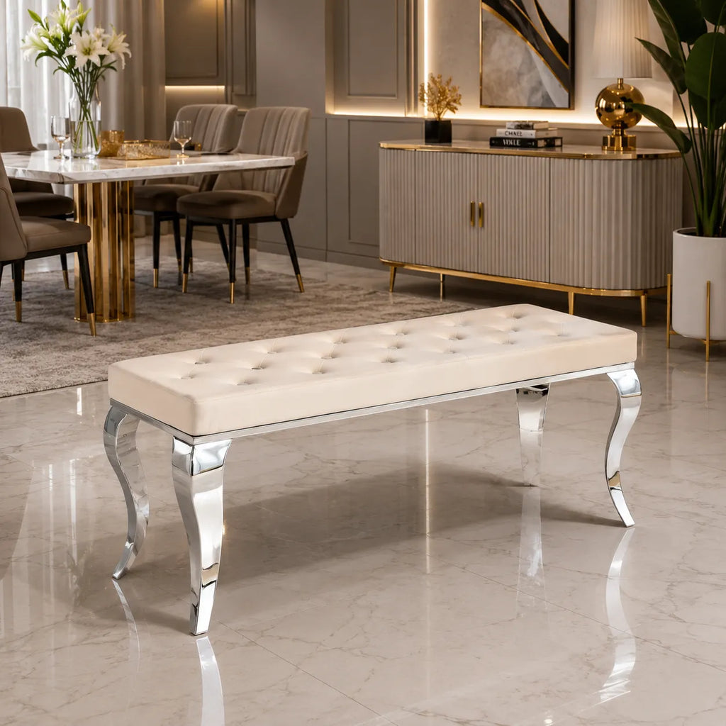 Banquette Baroque Pieds Argent
