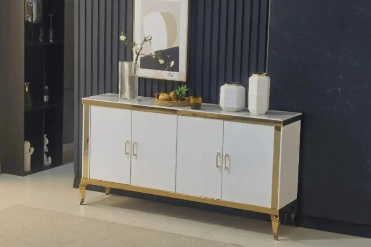 Buffet Baroque Marbre Swedzo-Meuble