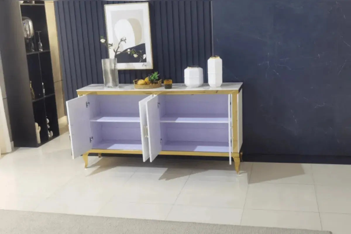 Buffet Baroque Marbre Swedzo-Meuble
